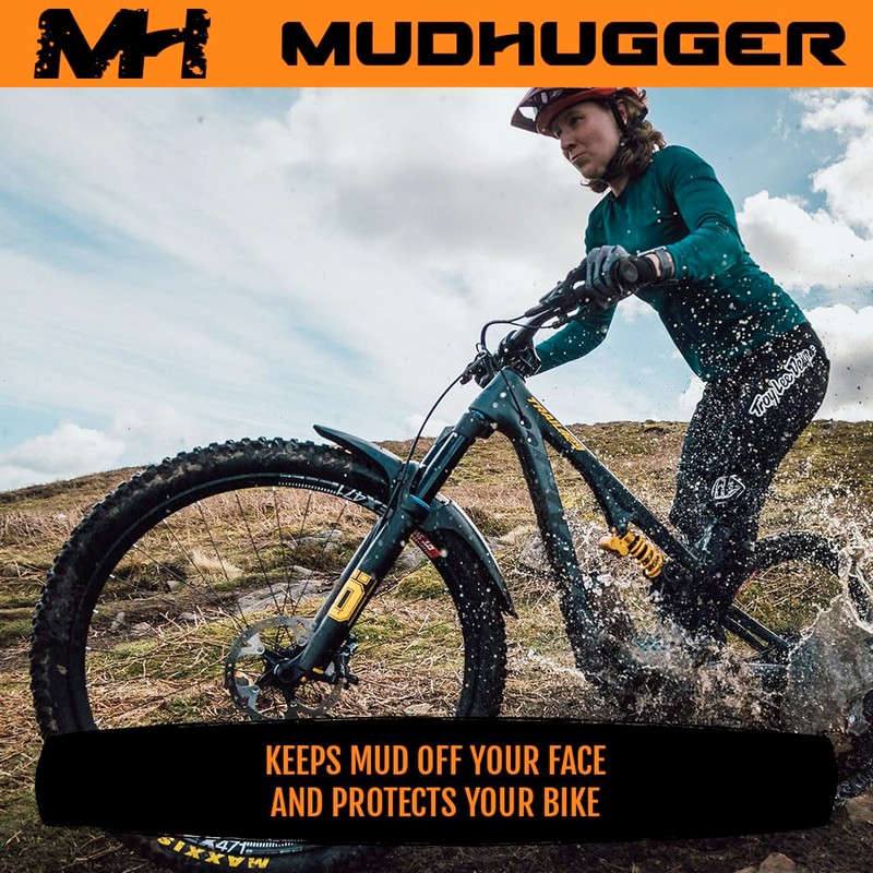 Mudhugger Fox Mountain Bike Mudguard - Shorty Evo Bolt-On Front
