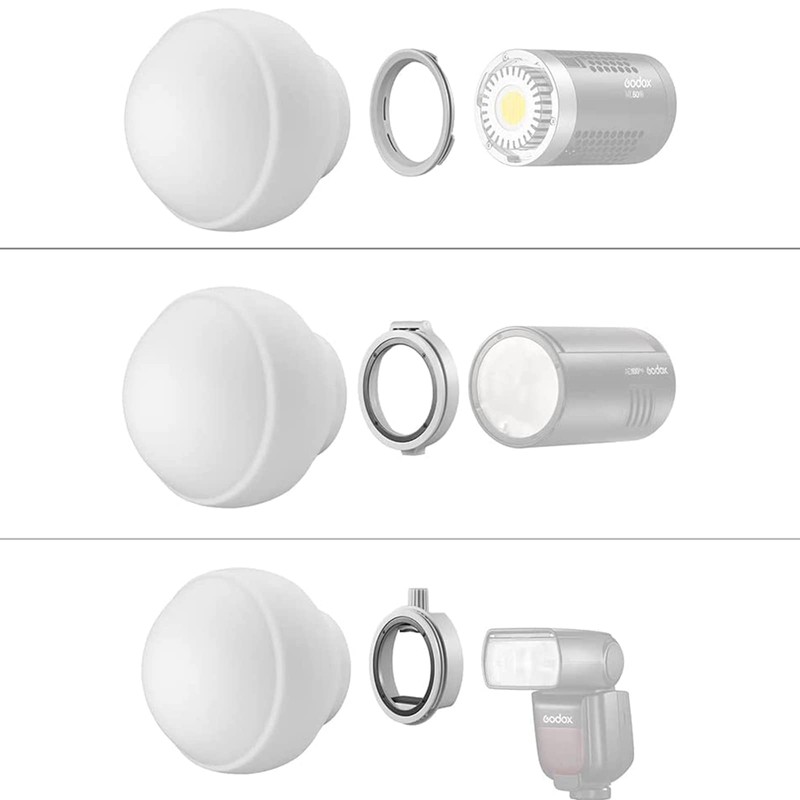 Godox ML-CD15 Kit difusor de cúpula para luz de Flash,