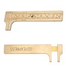 Vernier Caliper 1pc Mini Retro Brass Sliding Gauge Sliding Ruler