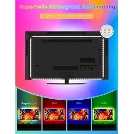 PAUTIX RGBIC USB COB LED Strip Pixel Addressable 5 V RGB Smart IC Colour Changing Strips Multicoloured Flexible Tape Light 2 m with App Control / Music Mode for Party DIY Decoration