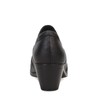 Clarks Collection Women's Emily 2 Cove Pump, Black Leather, 6