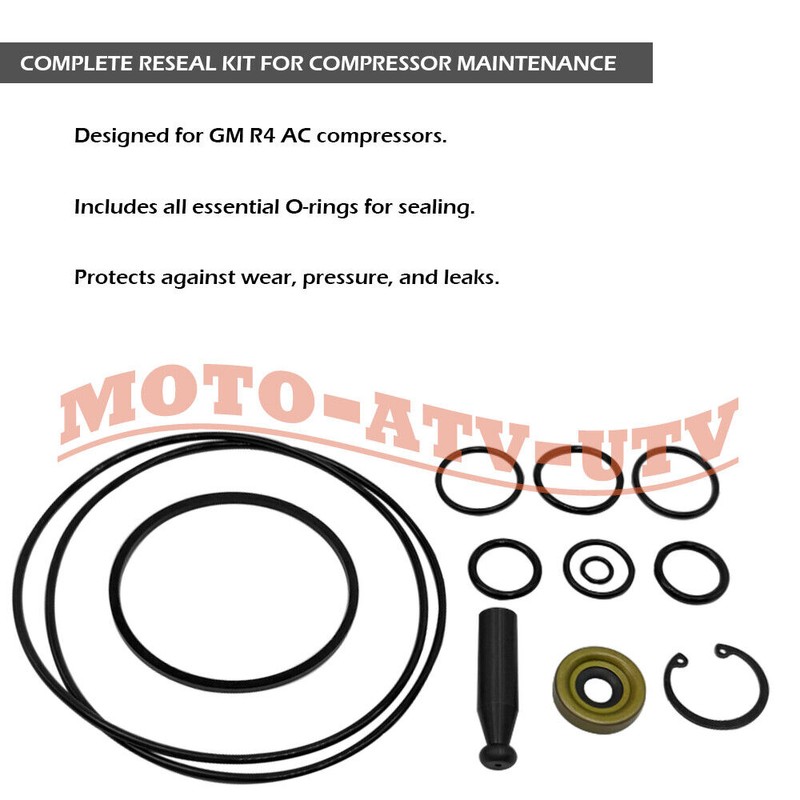 JINFANNIBI For GM A6 AC Compressor Reseal Kit with O-Ring