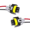 Tippwoo 2 PCS H11 Car Fog Light Wiring Harness Plug,