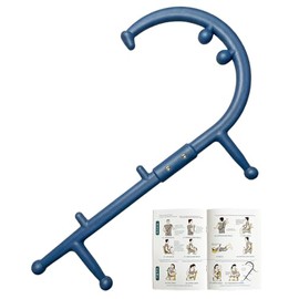 Bastón de masaje de punto gatillo para alivio de espalda, cuello y hombros, herramienta de auto-masaje de tejido profundo para nudos musculares, bastó