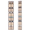 Shiwaki Shoe hanging bag behind door Non-woven storage hanging bag