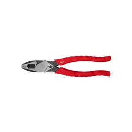 Milwaukee 48-22-6100 9 Inch Leverage Lineman Pliers w/ Crimper and Pipe Reaming Head Design