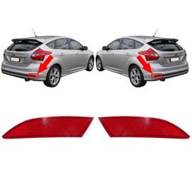 2PCS REAR SIDE BUMPER REFLECTOR Left and Right FOR FORD FOCUS 2012-2015 BM51515BOAA BM51515COAA