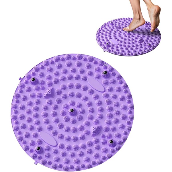 Foot Massager Mat, TPE Foot Pressure Point Pad, Portable Acupoint