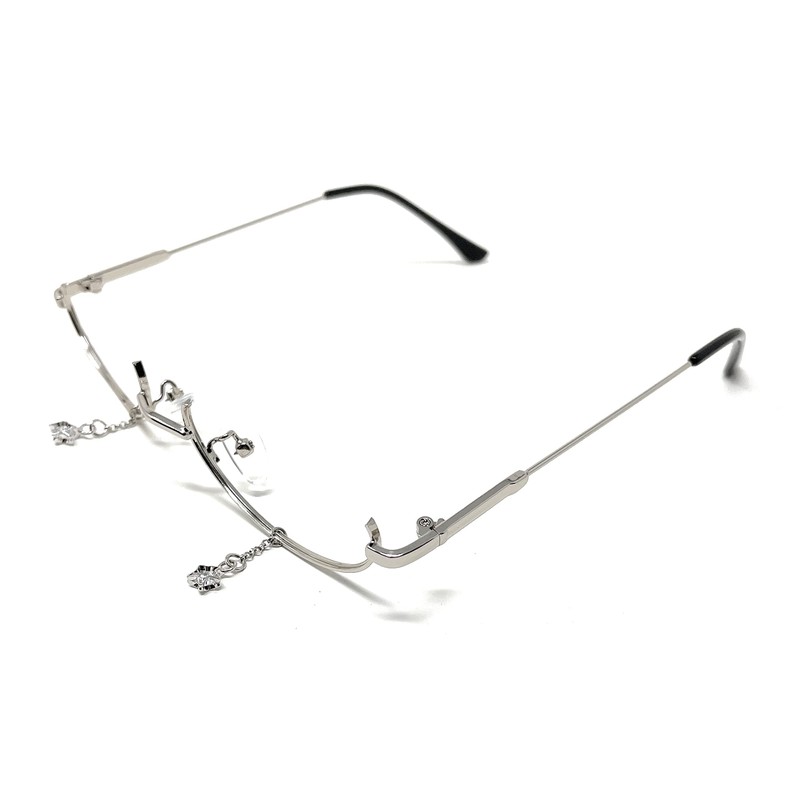 TOKYO GOODS MARKET Charm with No Lens Oval Half Rim