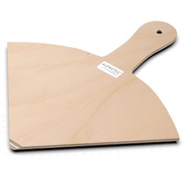 AUPROTEC Angie Pizza Shovel Wooden Pizza Board Birch Polished Set of 2 Size M 16 cm