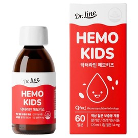 Dr. Line Hemokids Delicious Strawberry Flavored Infant Iron Supplement, 120ml, 1 pack / 닥터라인 헤모키즈 맛있는 딸기맛 유아철분제, 120ml, 1개