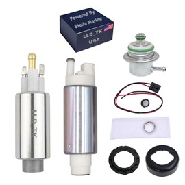 High Low Pressure Fuel Pump & Regulator 880596T55, 880596T58 Replacement for for Mercury Optimax Verado Outboard 75 80 90 100 105 110 115 135 150 175 200 225 250 275 300 350HP