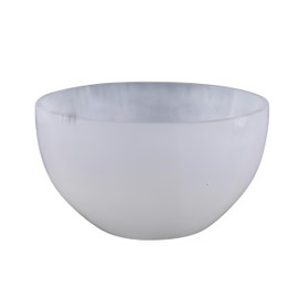 Selenite Crystal Bowls for Smudging, Healing, Recharging Crystals | Pure Selenite Smudge Bowl & Crystal Charging Station Ethically Sourced in Morocco (5 Inch (Pack of 1)
