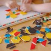 Melissa & Doug Deluxe Wooden Magnetic Pattern Blocks Set -