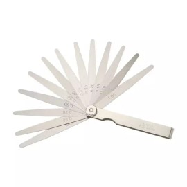 Gap Gauge 갭게이지 간극 거리 검사 0.05 측정 간격 정밀 [150mm 14개 0.05-1.00mm] Gap Gauge Clearance Distance Inspection 0.05 Measurement Precision [150mm 14pcs 0.05-1.00mm]