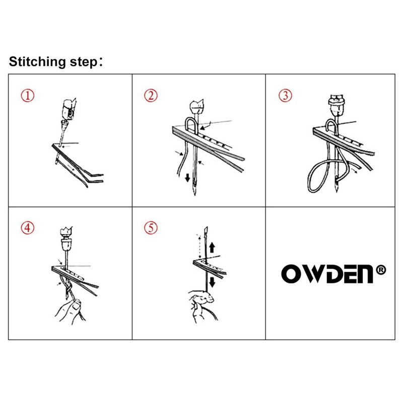 OWDEN Professional Leather Speedy Stitch Tool, 3 Colors Thread. |