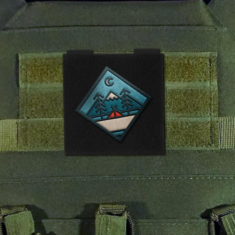 YHZNAGEM Tactical Morale Patches Board Molle Attachment Molle Patch Panel