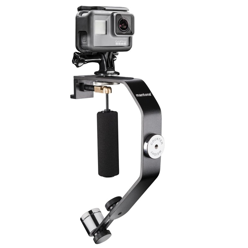 Mantona Steadycam with 1/4 Inch for CSC Camera, GoPro, Action