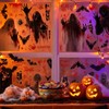 Halloween Window Clings Ghost Bat Witch Decorations