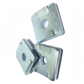 Pr-Mch Package of 25, 3/8" Square Washers w/Guides for Unistrut Channel Set Kit #DR-D4244D