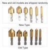 Deburring Tools Counter Sink Drill Bits Sets Hhs 6Pcs Hss