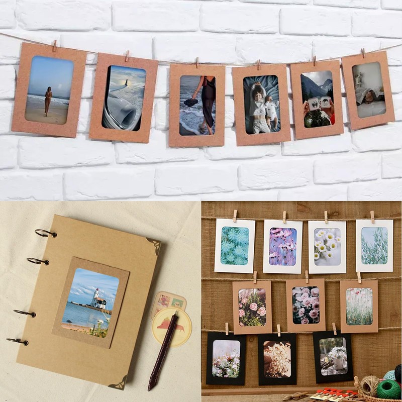 4×6 Hanging Picture Frames – 20 Pack Cardboard & Paper