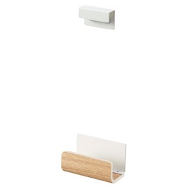 Yamazaki 6112 Magnetic Divine Card Holder, Single, Natural, Top Part: Approx. W 2.0 x D 0.7 x H 1.2 inches (5 x 1.8 x 3 cm), Lower Part: Approx. W 3.3 x D 1.9 x H 2.0 inches (8.5 x 4.7 x 5 cm), Phosphor RIN Simple God Shelf Bill Holder