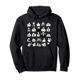 Cool Funny Caricature Character Illustration Graphic Designs Pullover Hoodie