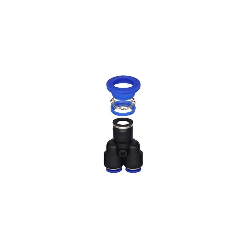 TOOLSTAR Air Hose Fitting 10mm Straight Pneumatic Fittings Push in