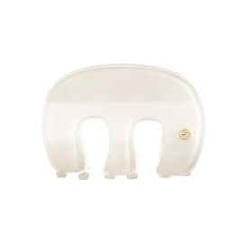 EVITA PERONI Letter "E" Hair Clips for Women, 3 Inch Medium Hair Claw Clips for Women Thin Thick Curly Hair, Acetate Hair Clip Strong Hold Jaw Clips