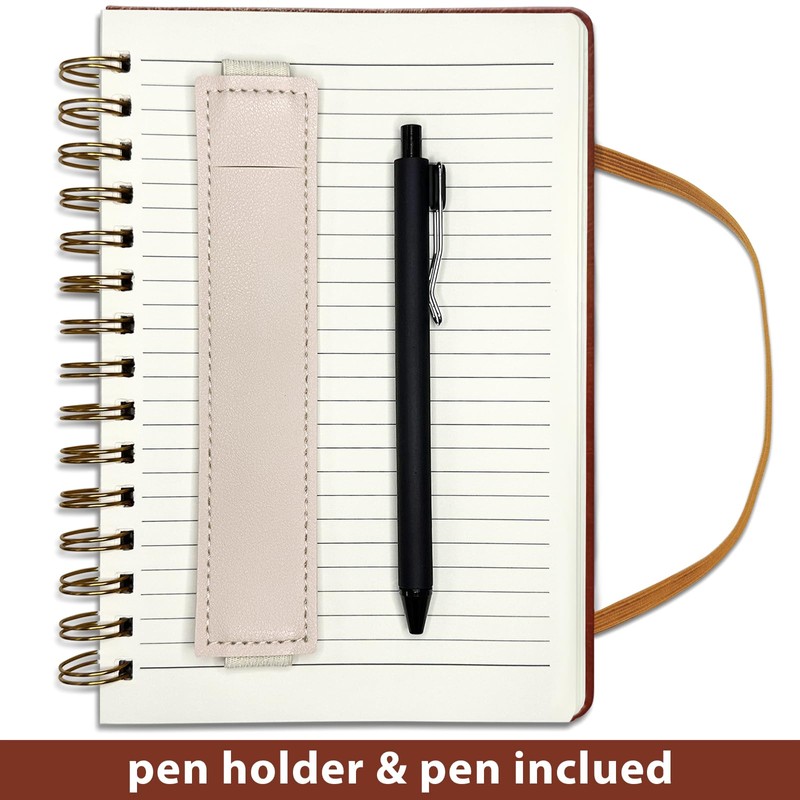 DWIYITTN A5 Spiral Notebook and Pen Set, 160 Lined Pages
