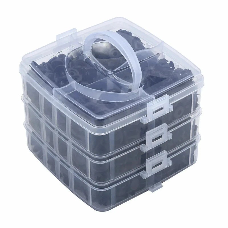 Ameribox 650Pcs Car Retainer Auto Fasteners Push Trim Plastic Clips