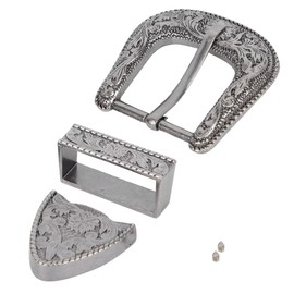 Belt Buckle Vintage Design Belt Buckle Western Belt Buckles Set Men Simple Cowboy Belt Decoration Handmade Buckle, Alloy