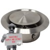 Kair Ceiling Valve 125mm - 5 inch Stainless Steel Adjustable