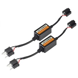 AIMALL 2xH4 Canbus Decoder Canceller Load Resistor for LED Headlight Conversion Kit，Eliminates Dashboard Warnings & Radio Interference