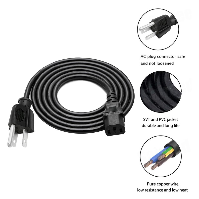Power Cord Replacement for EF EcoFlow River 2 River pro
