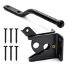 Gravity Gate Latch, Self-Locking Fence Latch, Black