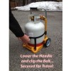 Propane Cylinder Dolly LP Cart BBQ Grills heaters hand truck