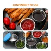 LIFKOME 6pcs Salad Dressing Container Small Condiment Cup with Lid