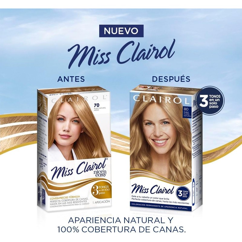 Clairol Miss Clairol Tinte Permanente 80 Rubio Claro Natural