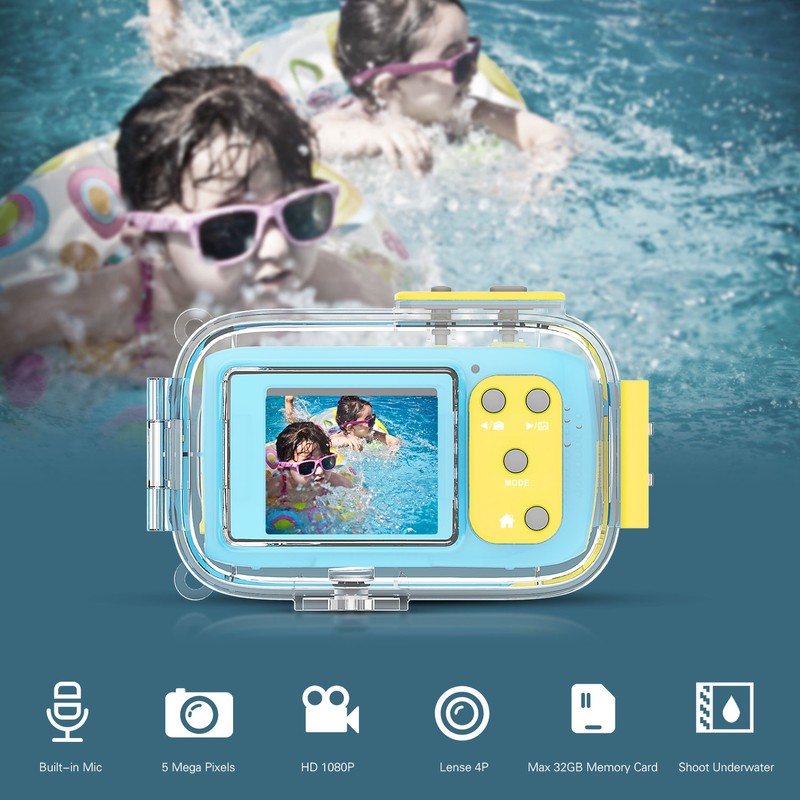 Kids Digital Camera Children Mini Action Camcorder Maximum 5MP 2.0