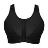 ENELL Women's Lite Full Coverage Sports Bra (101),8,Black