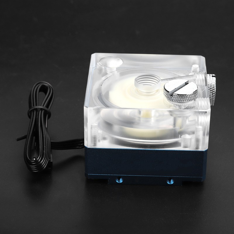 Water Cooling Pump Acrylic Aluminum Computer Accessory Heat Sink Mute