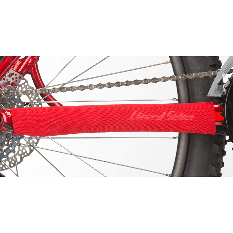 LIZARD SKINS CHSD500 Neoprene Chainstay, Small, Red