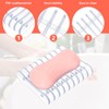 YUXIANLB 2PCS Plastic Soap Holder, Clear Self Draining Soap Dish