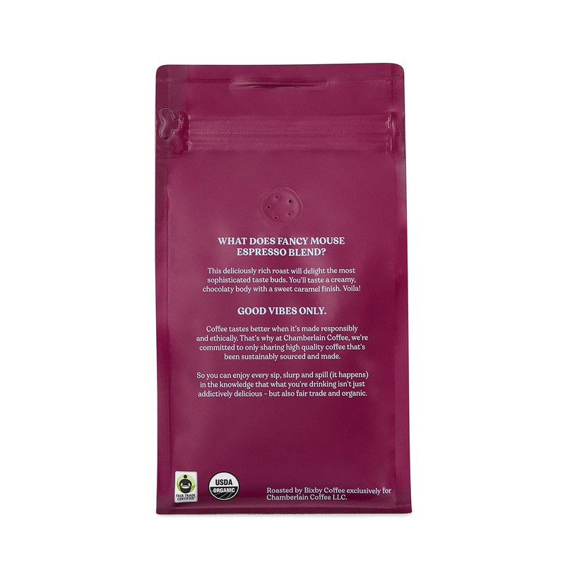 Chamberlain Coffee Fancy Mouse Espresso Blend - Extra Bold, Dark