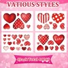 Valentines Day Window Clings Sticker,Red Valentines Day Decorations for Home