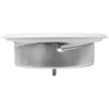 Vent Systems Diameter 150 mm Round Disc Valve White Metal