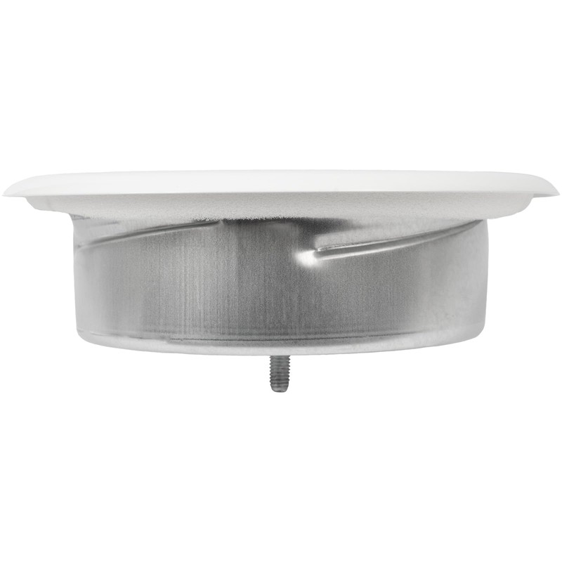 Vent Systems Diameter 150 mm Round Disc Valve White Metal