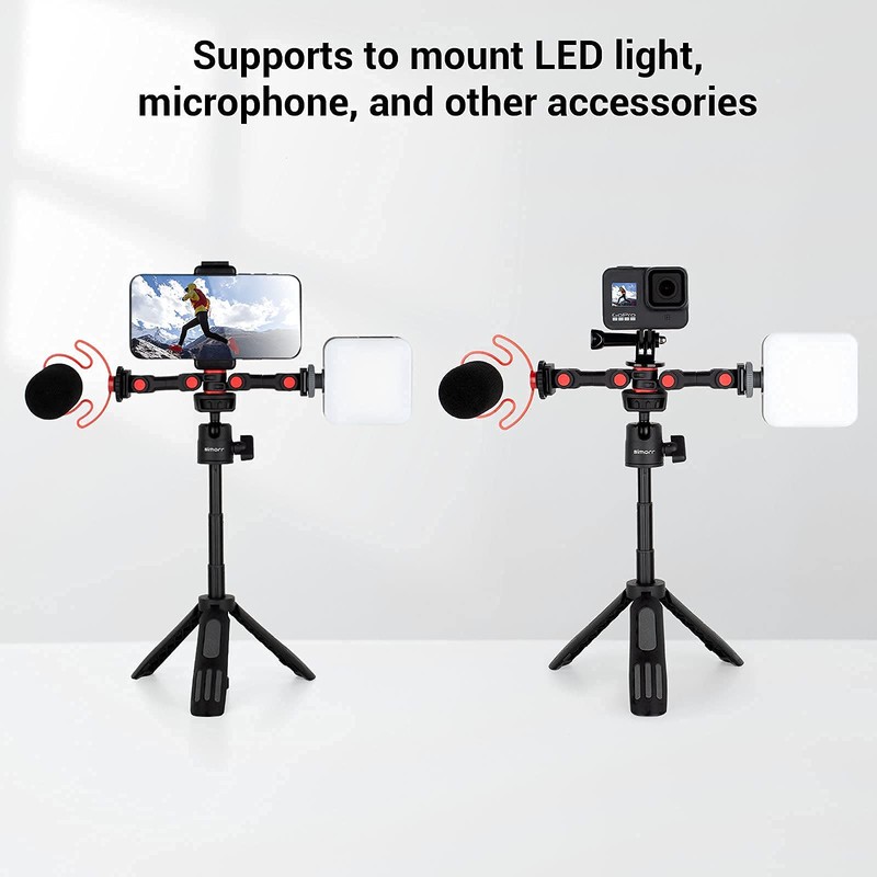 Dual Cold Shoe Mount by SmallRig, Extension Bar Universal Cold